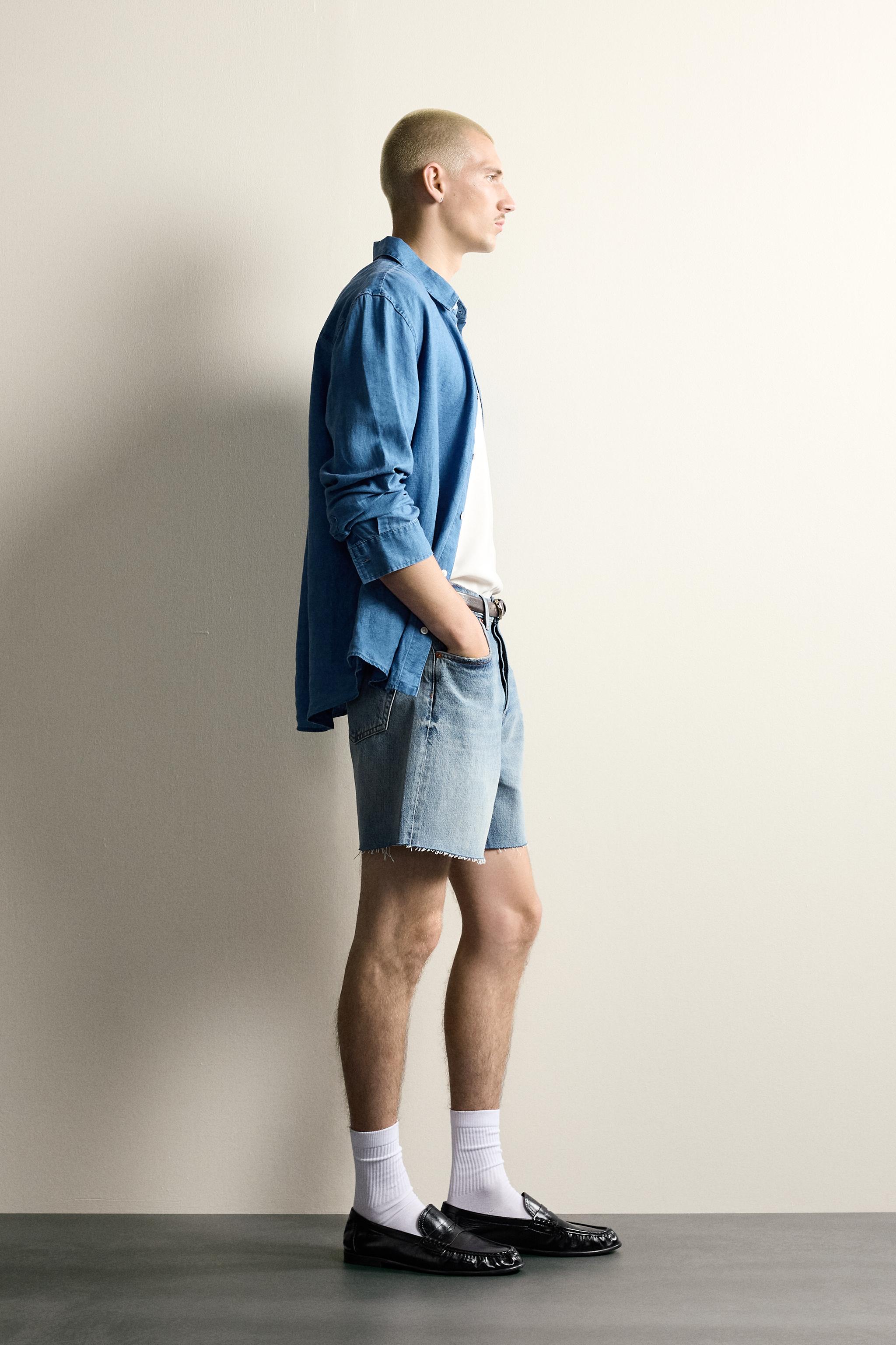 DENIM SHORTS